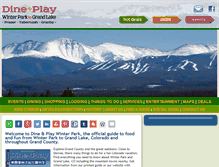 Tablet Screenshot of dineandplaywinterpark.com